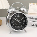 A Quiet Ticking Alarm Clock Featuring Dual Ear Ringing, Glowing Hands, a Dial with Measurements, And Powered by Batteries (Not Included). It'S a Must-Have for Schools And Homes, Serving As a Silent Alarm Clock