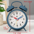 This bedroom alarm clock features a creative pointer design and a soft-glow night light. It serves equally well in an office setting with its silent operation, making it an ideal gift for back-to-school season or various festive celebrations.