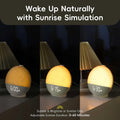 Sunrise Alarm Clock, Sound Machine for Sleep, Snooze, Timer, Dimmable Night Light, 30 Soothing Sounds, White Noise Machine, Wake Up Light for Bedrooms, Adults, Heavy Sleepers, Gift for Women Men