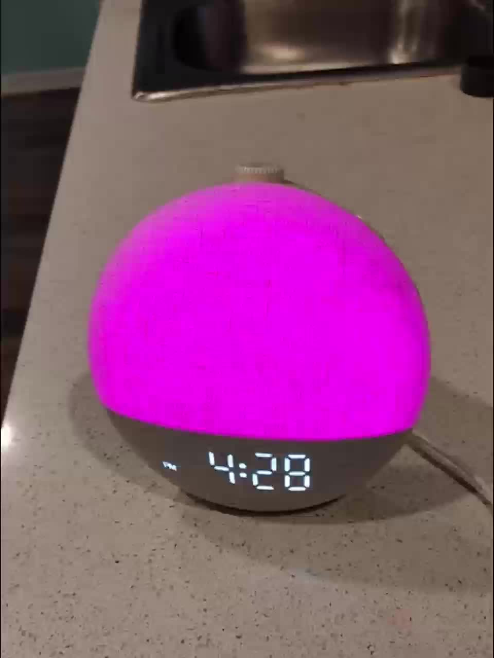 Sunrise Alarm Clock, Sound Machine for Sleep, Snooze, Timer, Dimmable Night Light, 30 Soothing Sounds, White Noise Machine, Wake Up Light for Bedrooms, Adults, Heavy Sleepers, Gift for Women Men