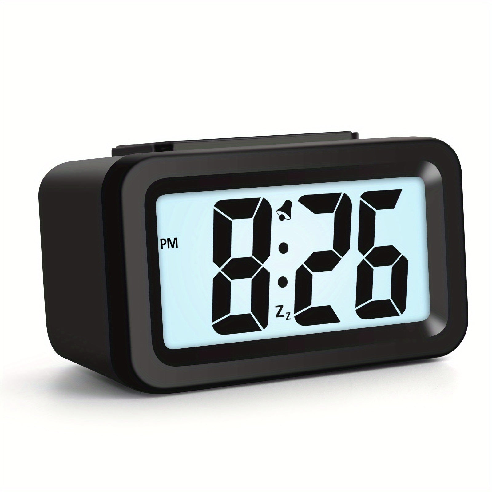 Brightness Adjustable Digital Alarm Clock 0-100 with Snooze HD Display for Home Travel Office Use