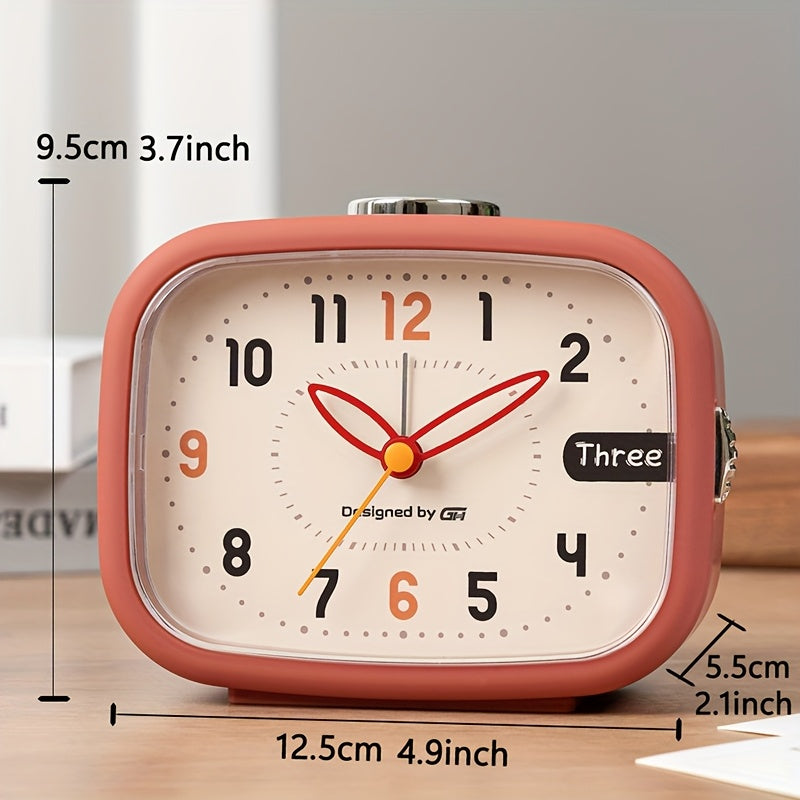This music alarm clock includes seven silent music alarms that won't disturb your study or work, making it an ideal choice for your bedroom, office, or dorm room. It uses two AA batteries (not included) and features a night light and snooze function.