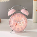 A Novel And Artistic Convex Cartoon Alarm Clock, Tailored for Students, Featuring a Stereo Dial That Is Visually Appealing And Easy to Read. It Operates Silently to Avoid Disturbing Sleep